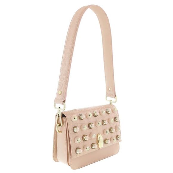 Roberto CavalliClass Milano Rmx 0 Nude Medium Shoulder Bag
